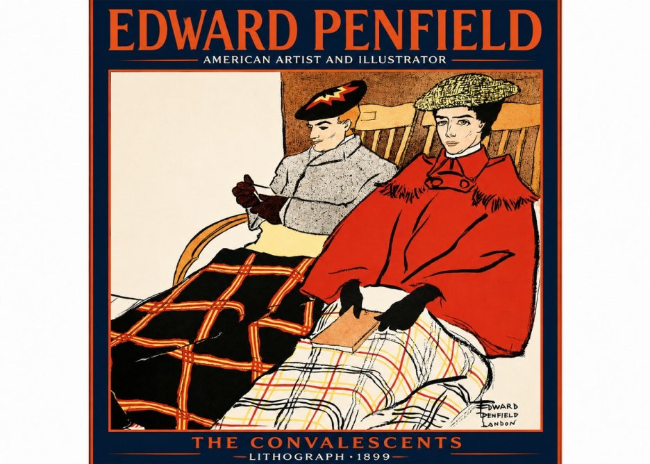 Edward Penfield The Convalescents No2 - Juliste