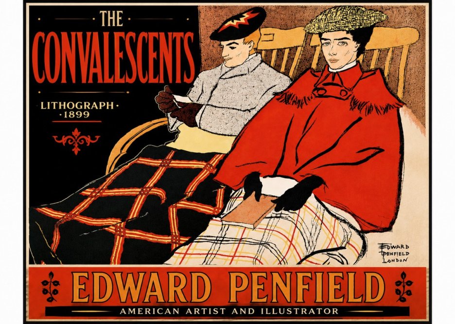 Edward Penfield The Convalescents No5 - Juliste