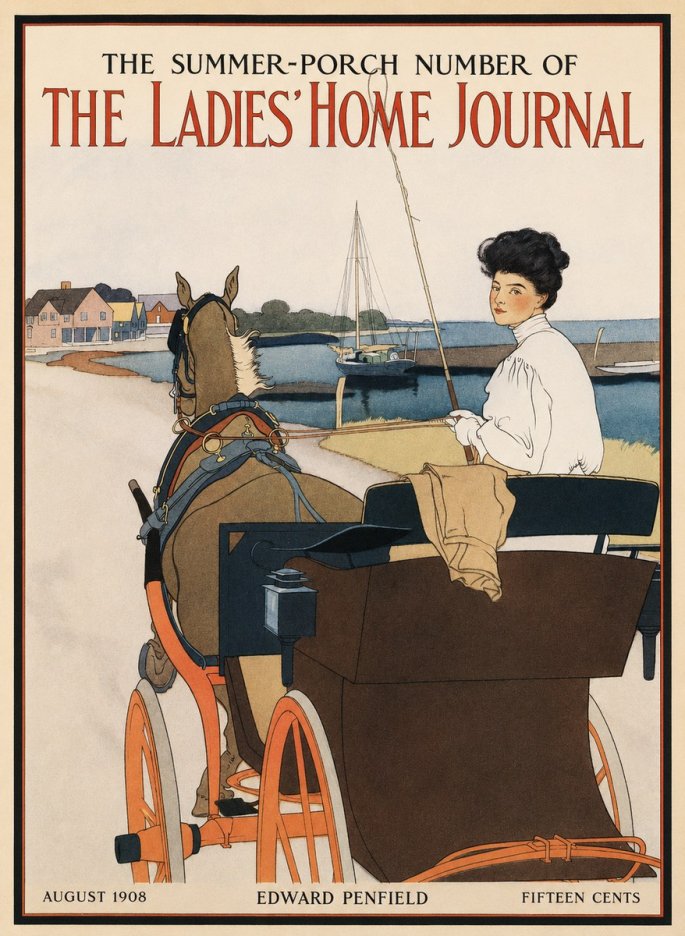 Edward Penfield The Ladies' Home Journal No1 - Juliste