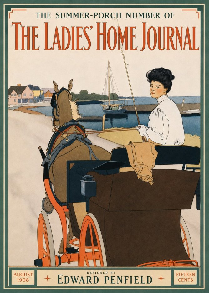 Edward Penfield The Ladies' Home Journal No3 - Juliste