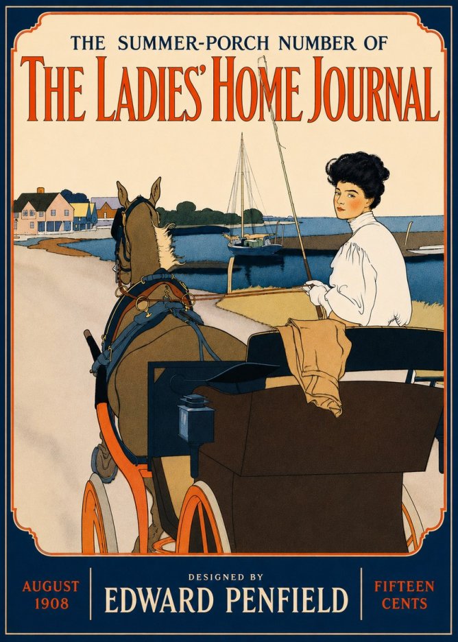 Edward Penfield The Ladies' Home Journal No4 - Juliste