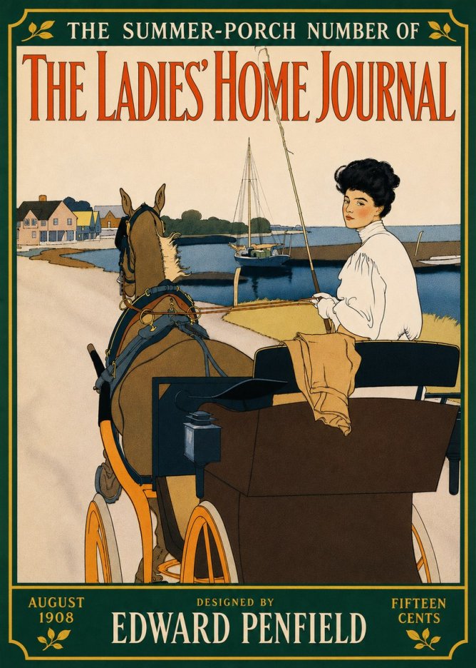 Edward Penfield The Ladies' Home Journal No5 - Juliste