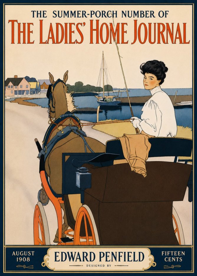 Edward Penfield The Ladies' Home Journal No6 - Juliste