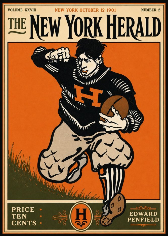 Edward Penfield The New York Herald No6 - Juliste