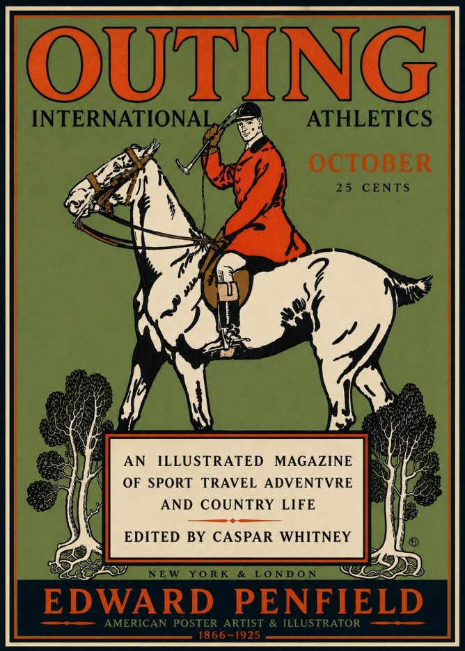 Edward Penfield Outing No6 - Juliste