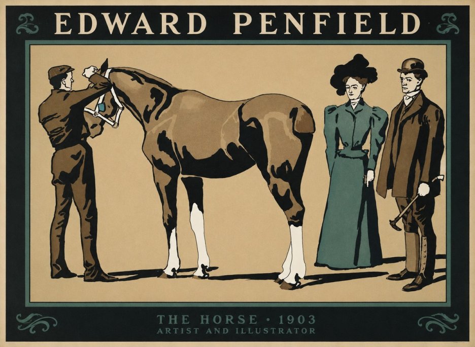 Edward Penfield The Horse No1 - Juliste