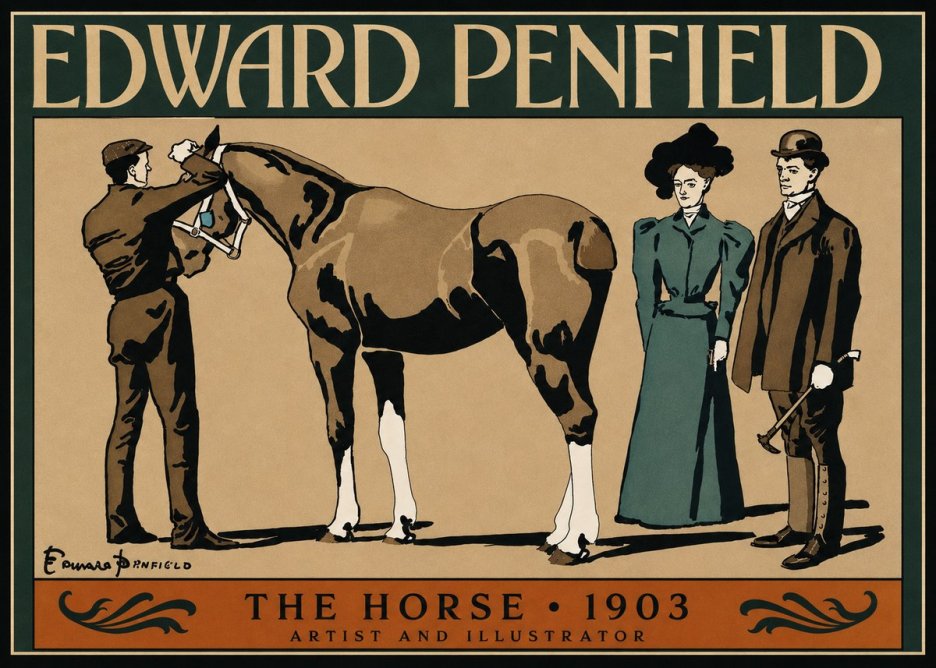 Edward Penfield The Horse No3 - Juliste