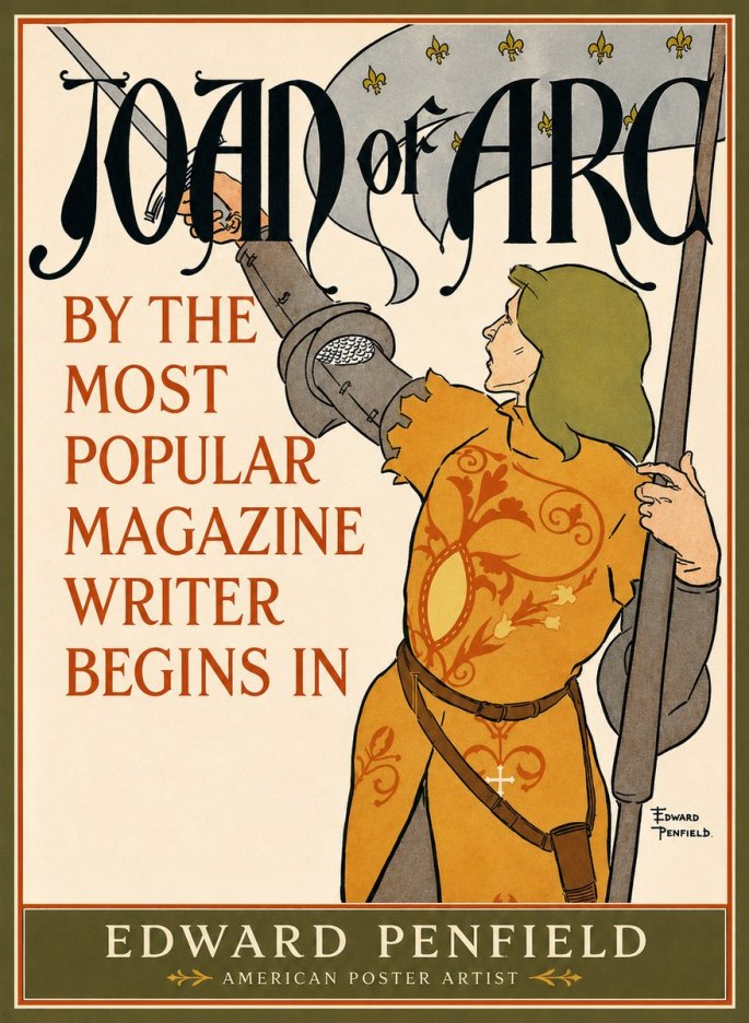 Edward Penfield Joan of Arc No2 - Juliste