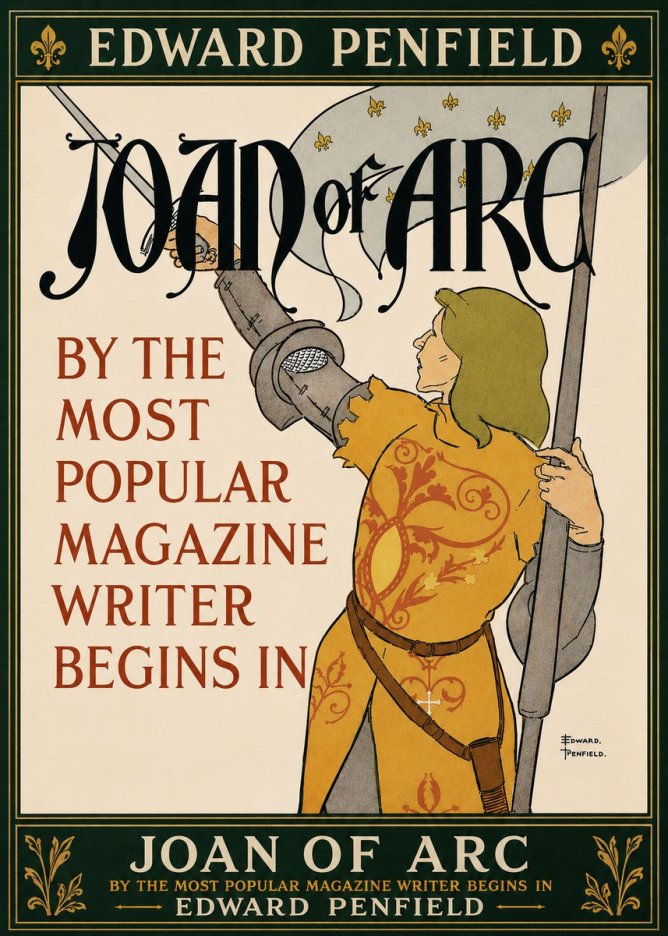 Edward Penfield Joan of Arc No6 - Juliste