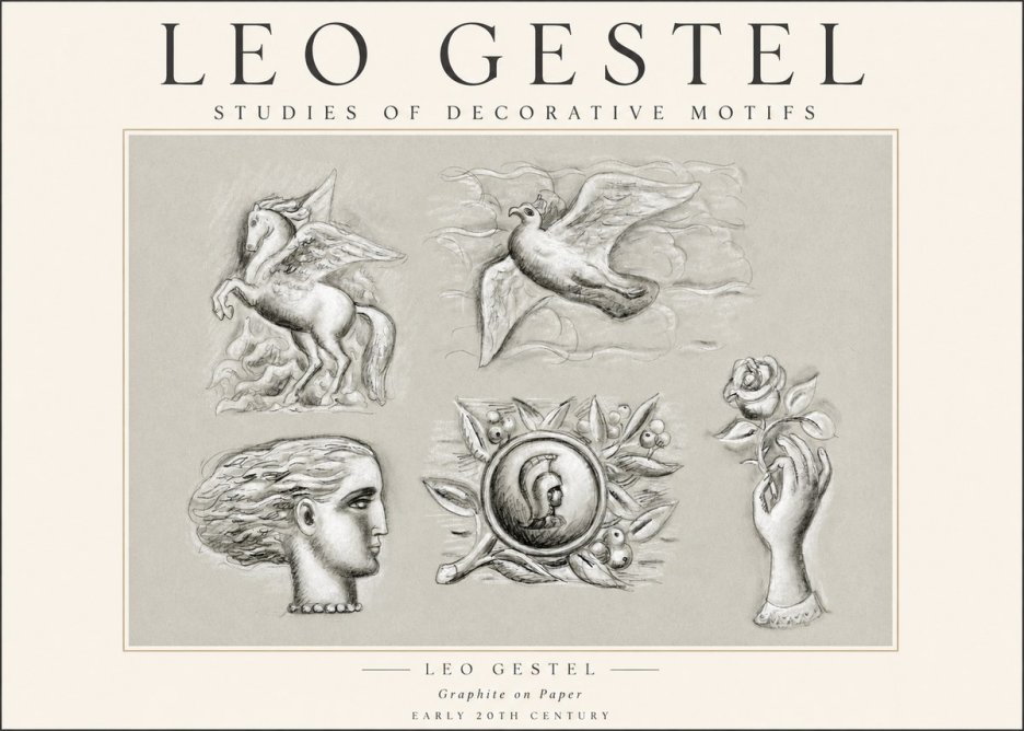 Leo Gestel Studies of Decorative Motifs No1 - Juliste