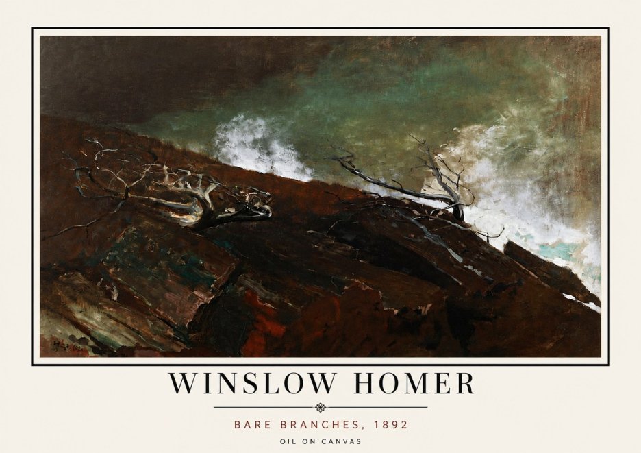 Winslow Homer Bare Branches, 1892 No5 - Juliste