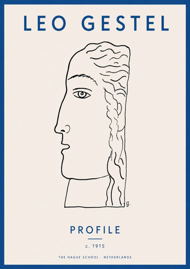 Leo Gestel Profile No2 - Juliste