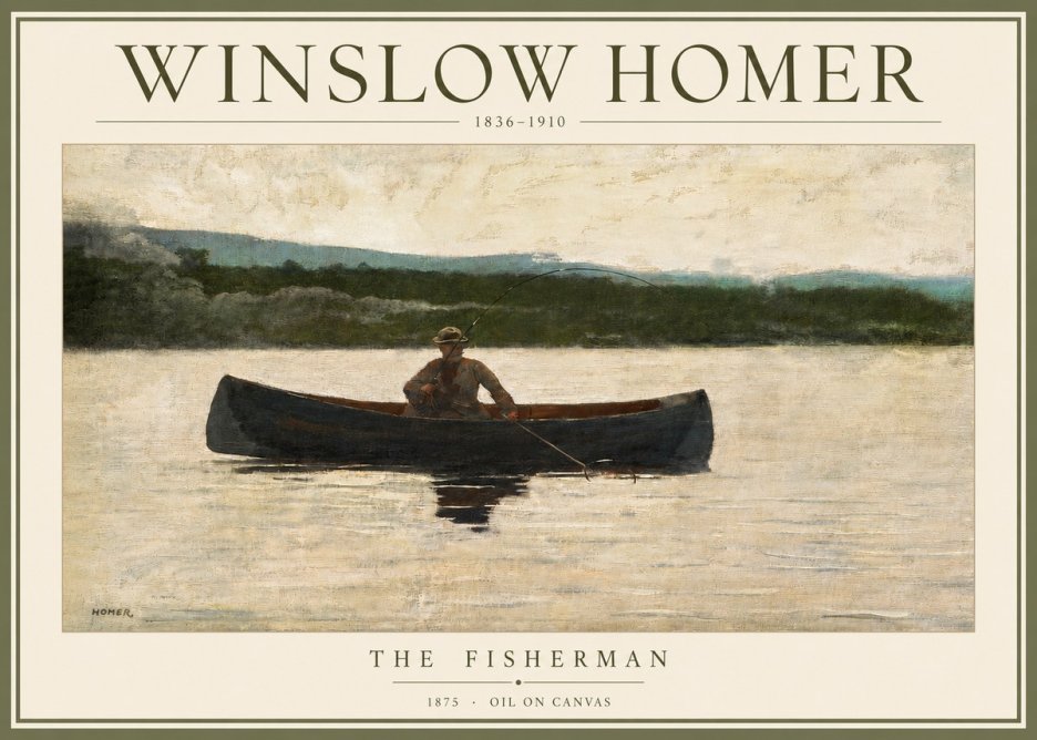 Winslow Homer The Fisherman No3 - Juliste