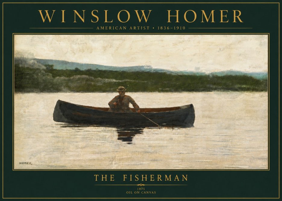 Winslow Homer The Fisherman No5 - Juliste