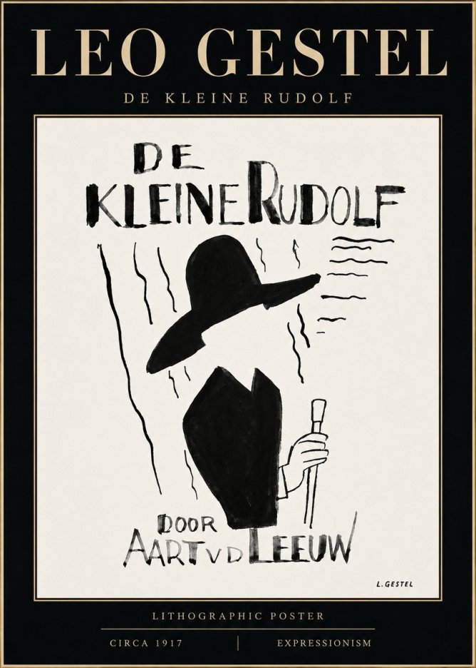 Leo Gestel De Kleine Rudolf No2 - Juliste