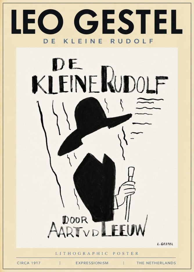 Leo Gestel De Kleine Rudolf No3 - Juliste