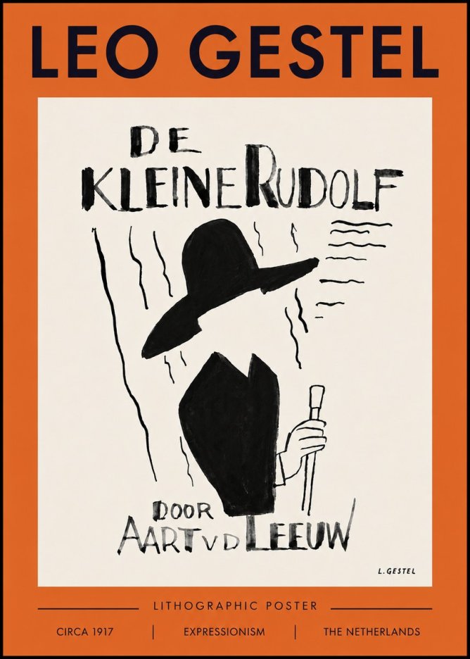 Leo Gestel De Kleine Rudolf No4 - Juliste
