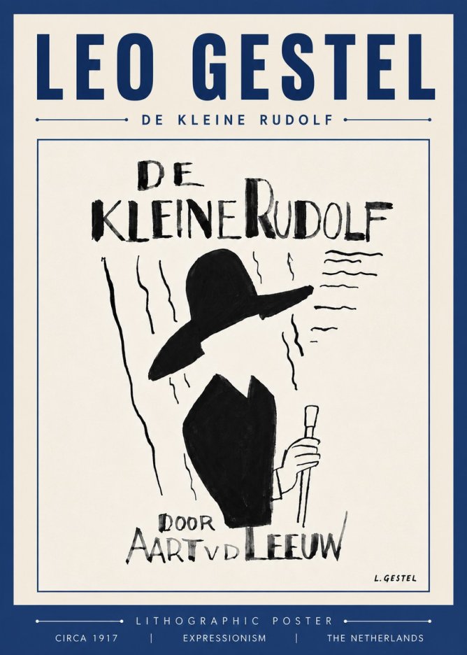Leo Gestel De Kleine Rudolf No5 - Juliste