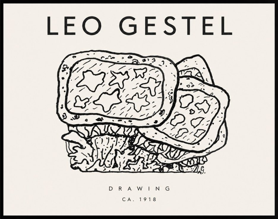 Leo Gestel Drawing Ca. 1918 No1 - Juliste