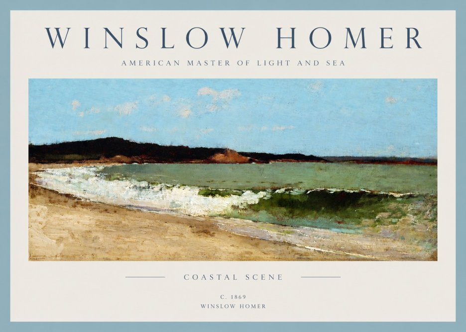 Winslow Homer Coastal Scene No2 - Juliste