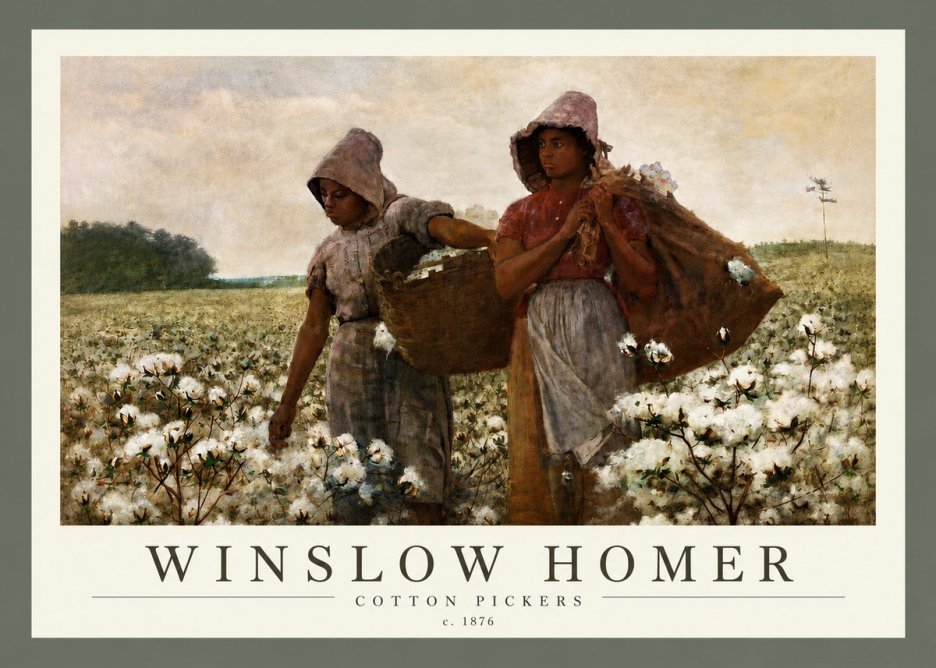 Winslow Homer Cotton Pickers No3 - Juliste