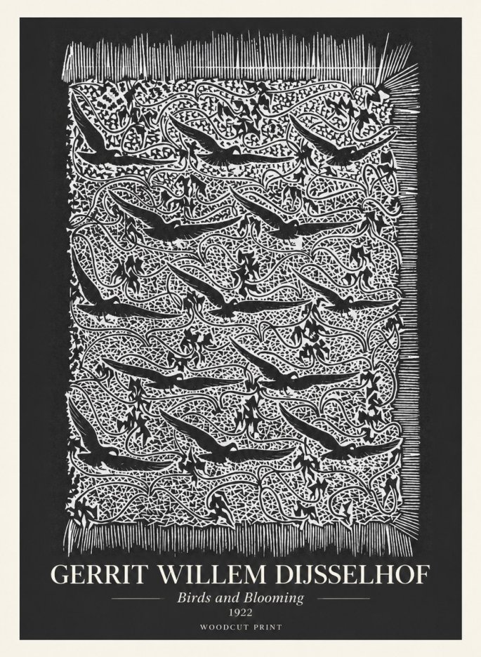Gerrit Willem Dijsselhof Decorative Design No2 - Juliste