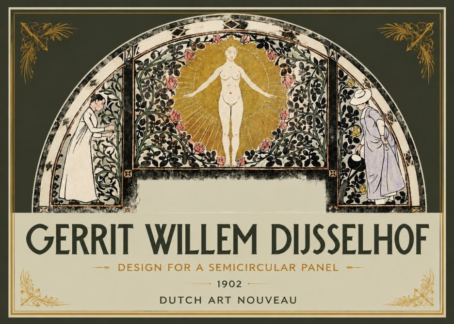 Gerrit Willem Dijsselhof Nature's Awakening No5 - Juliste