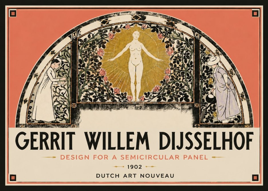 Gerrit Willem Dijsselhof Nature's Awakening No6 - Juliste