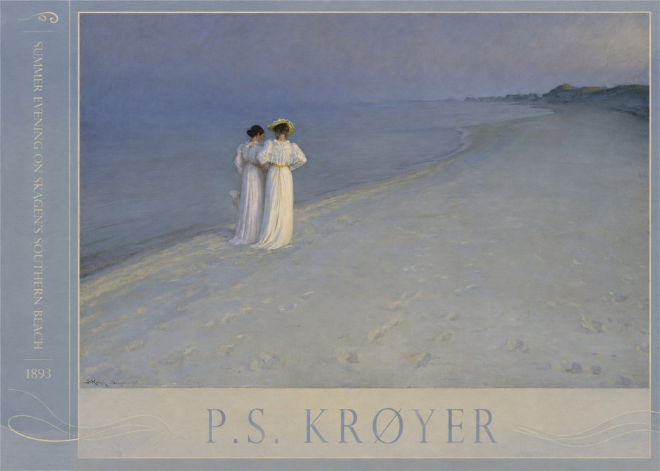 P.S. Krøyer Summer Evening on Skagen's Southern Beach No2 - Juliste