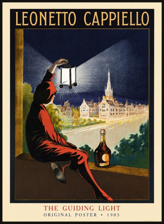Leonetto Cappiello The Guiding Light No1 - Juliste