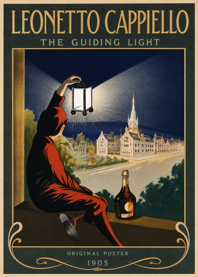 Leonetto Cappiello The Guiding Light No6 - Juliste