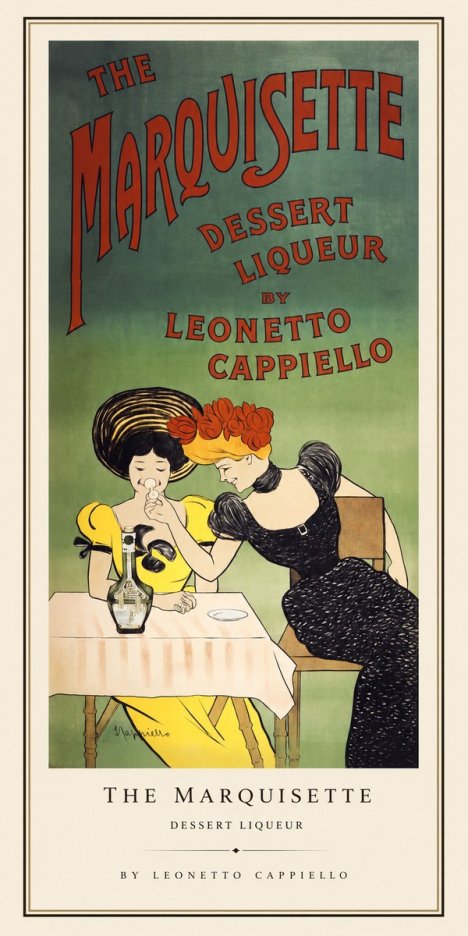 Leonetto Cappiello The Marquisette Dessert Liqueur No1 - Juliste