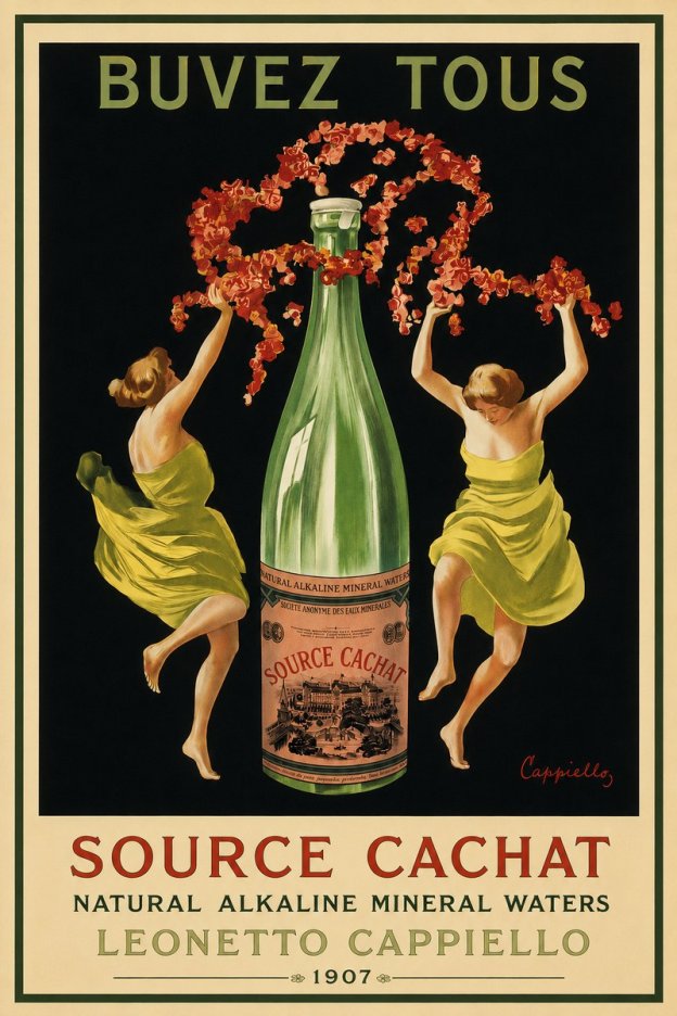 Leonetto Cappiello Source Cachat No3 - Juliste