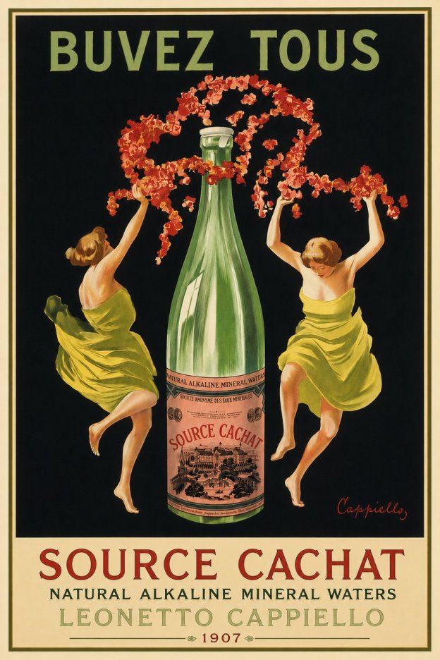 Leonetto Cappiello Source Cachat No4 - Juliste