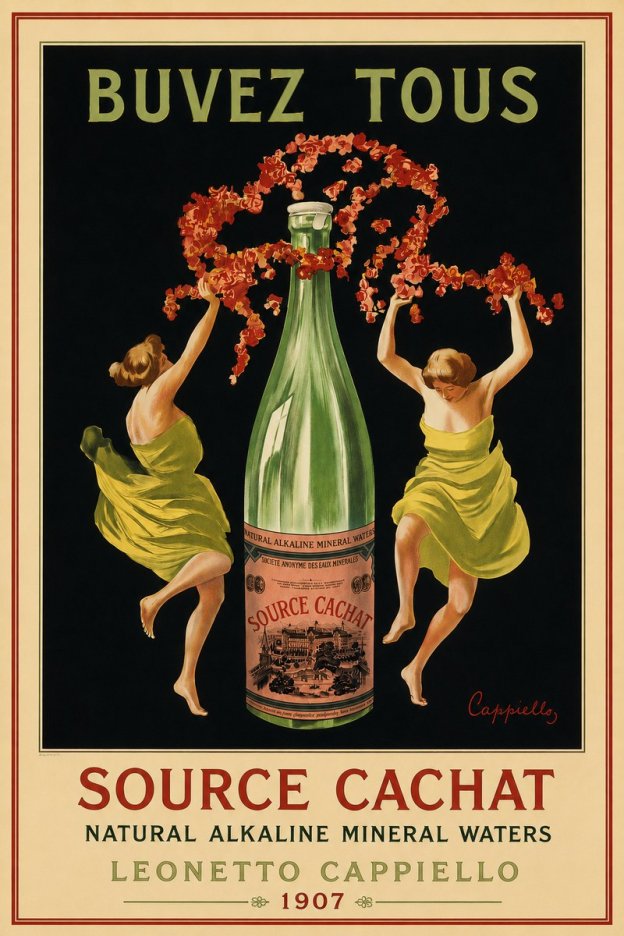 Leonetto Cappiello Source Cachat No5 - Juliste