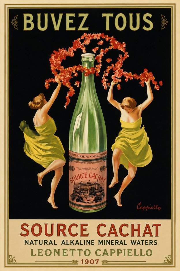 Leonetto Cappiello Source Cachat No6 - Juliste
