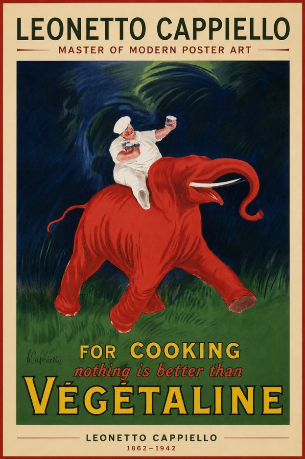 Leonetto Cappiello Végétaline No2 - Juliste