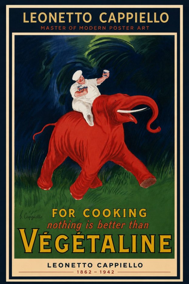 Leonetto Cappiello Végétaline No3 - Juliste