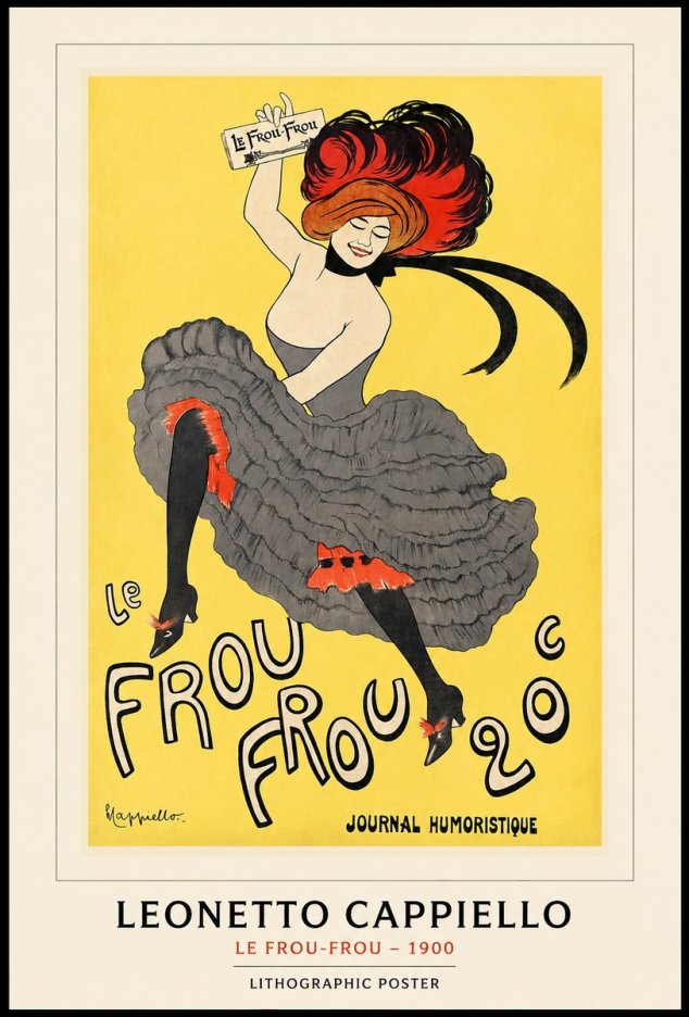 Leonetto Cappiello Le Frou-frou No1 - Juliste
