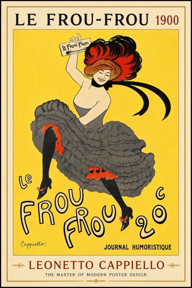 Leonetto Cappiello Le Frou-frou No4 - Juliste