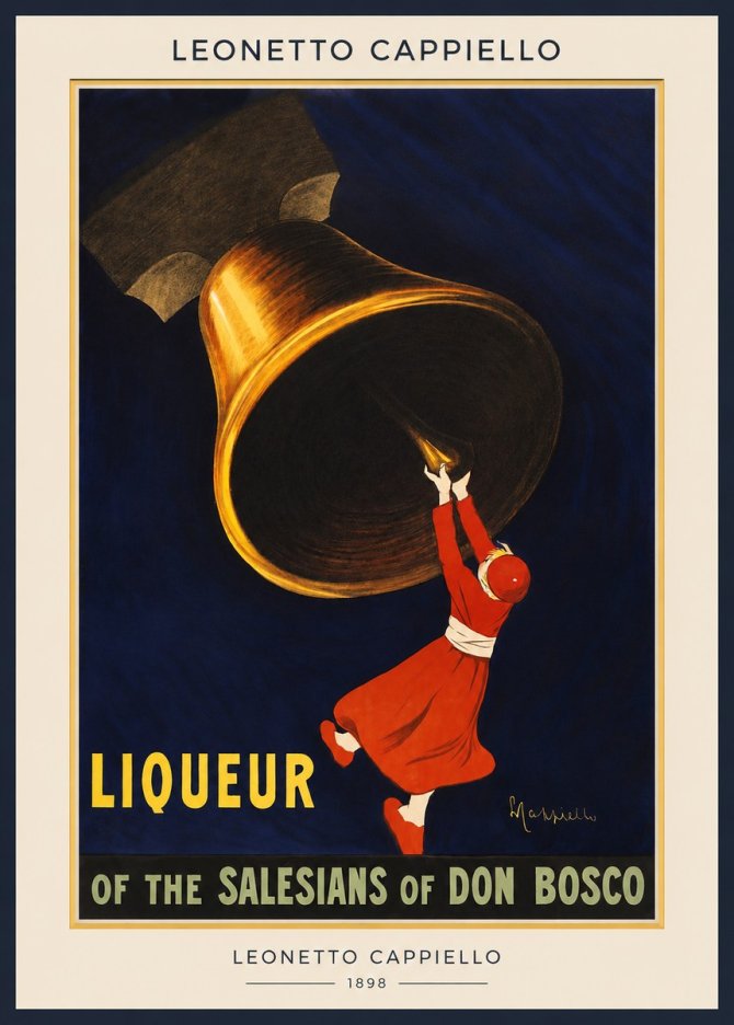 Leonetto Cappiello Liqueur of the Salesians of Don Bosco No1 - Juliste