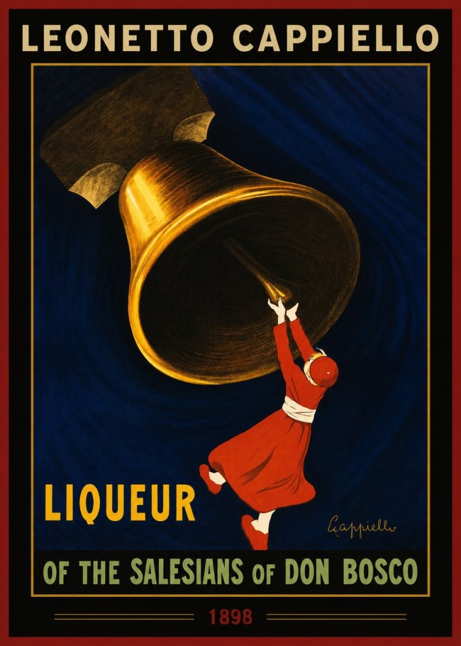 Leonetto Cappiello Liqueur of the Salesians of Don Bosco No2 - Juliste