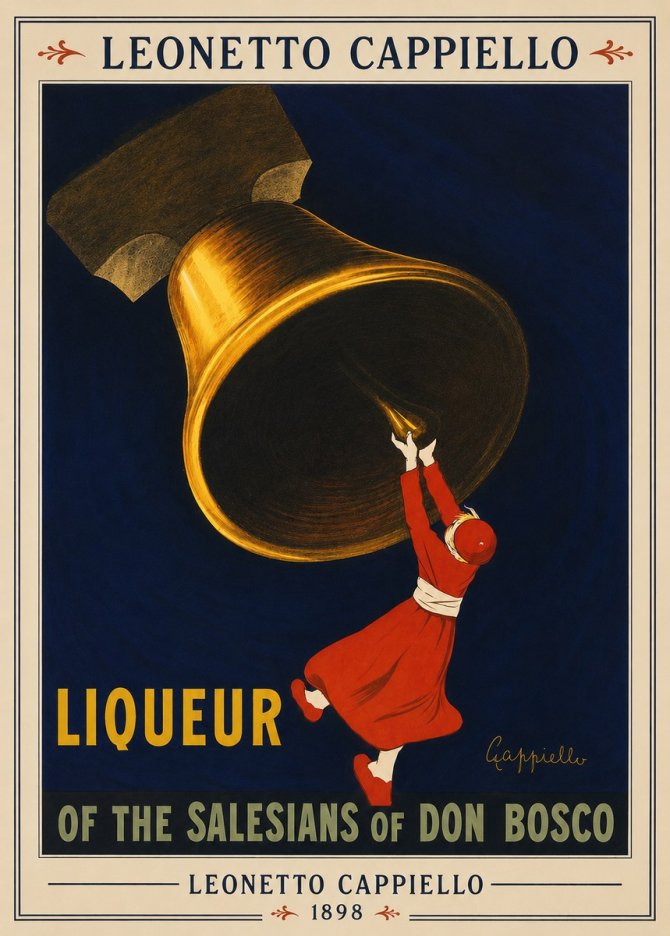 Leonetto Cappiello Liqueur of the Salesians of Don Bosco No3 - Juliste