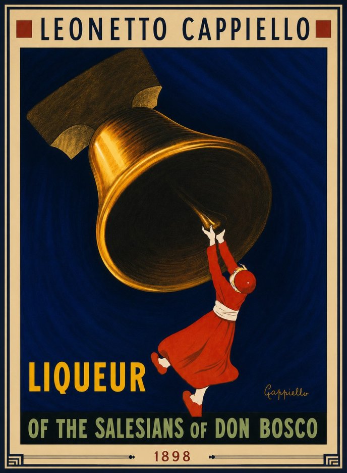 Leonetto Cappiello Liqueur of the Salesians of Don Bosco No4 - Juliste