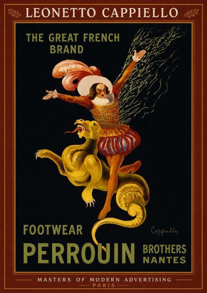 Leonetto Cappiello Footwear Perrouin No2 - Juliste