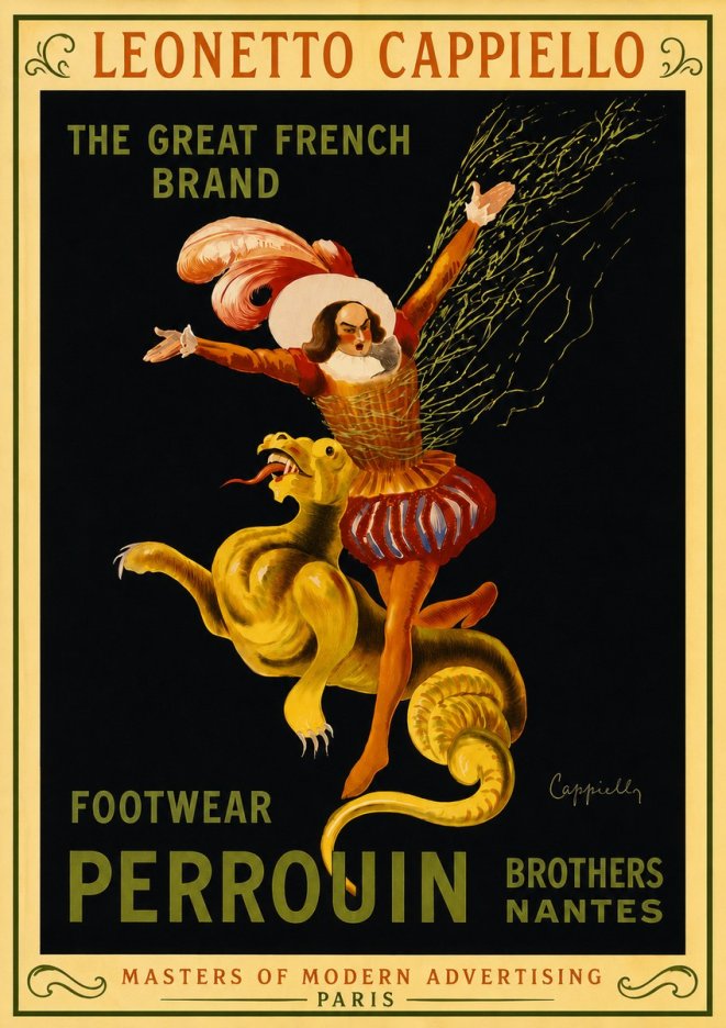 Leonetto Cappiello Footwear Perrouin No5 - Juliste