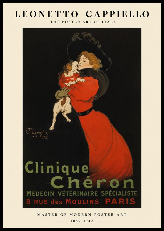 Leonetto Cappiello Clinique Chéron No1 - Juliste