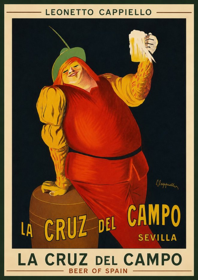 Leonetto Cappiello La Cruz Del Campo No3 - Juliste