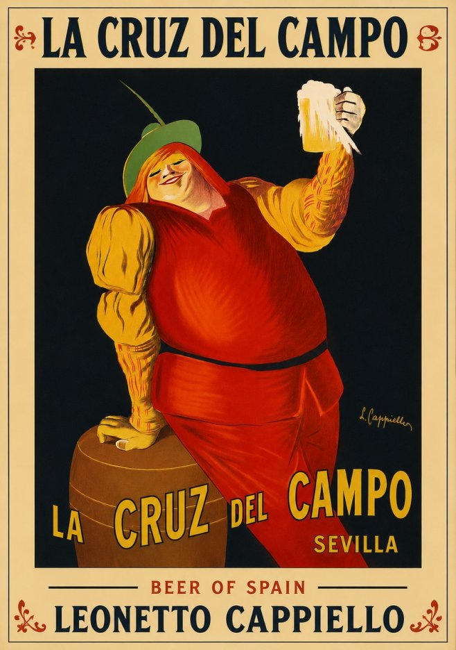 Leonetto Cappiello La Cruz Del Campo No5 - Juliste