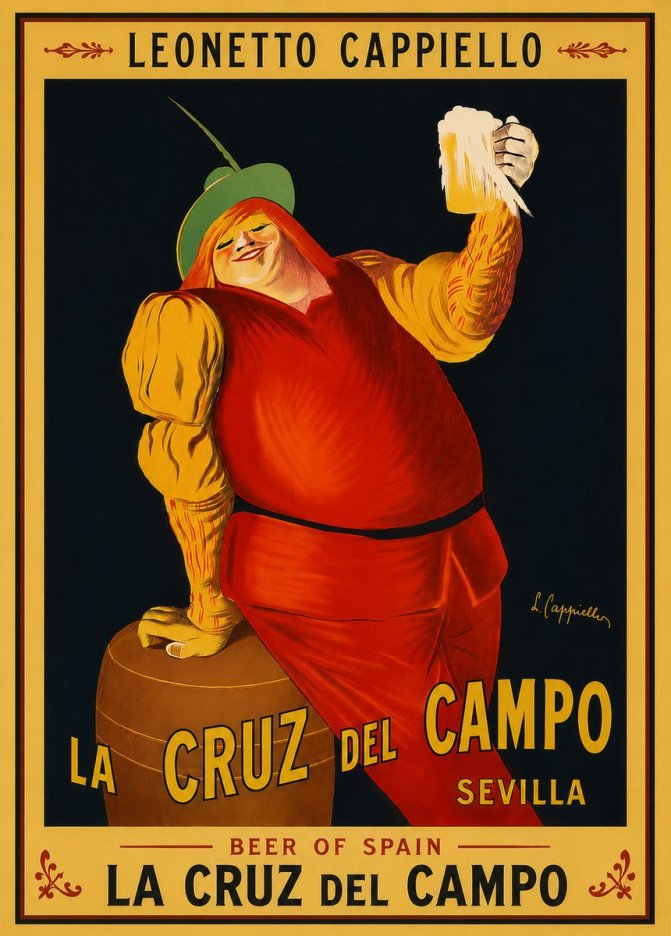 Leonetto Cappiello La Cruz Del Campo No6 - Juliste
